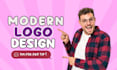 create modern logo design for your business
