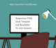 develop responsive HTML email template or newsletter