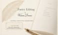 line edit your poetry collection for clarity and flow