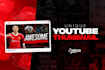 design an unique youtube thumbnail