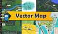 custom illustrated maps for events brand  locations