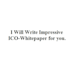 write impressive blockchain ico whitepaper
