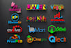 create stunning 2d 3d logo design for your company brand or business