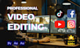 do professional video editing