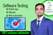 provide professional QA testing for your website and apps