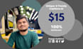 write linkedin content for your profile including posts and carousels