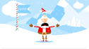 funny christmas greeting video with your logo