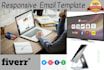 design and code responsive html email template