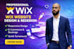 create wix website design or redesigns wix site