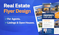 design a professional real estate flyer for listings and open houses