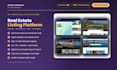develop a modern real estate website with idx mls ,CRM and property listing