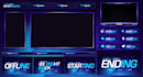 design twitch, kick and youtube stream overlay package