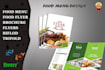 design you perfect, food menu or banner