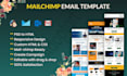 responsive HTML email template for mailchimp