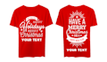 create amazing christmas t shirt design