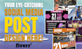design attractive social media posts