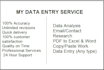 do data entry and data analysis