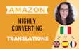 translate amazon product listings to native italian