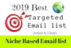 provide targeted emails list