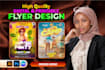 do event, party, company real estate flyer, poster design and all graphics work