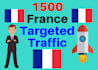 send1500 france targeted traffic adsense safe