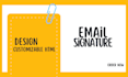 design clickable html email signature