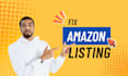 fix any amazon listing errors, variation issue