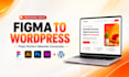 convert figma to wordpress or figma to elementor website