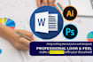 format your documents and reports in canva or ms word