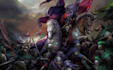 create an awesome character illustration and battle scene