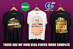 create typography t shirt design