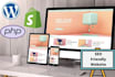create speedy wordpress shopify php SEO website for your business at cheap price