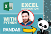 combine multiple CSV or excel data using python