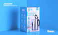 do amazon product packaging box and label design