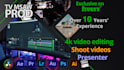 do professional video editing