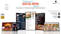 design menu board, food menu and restaurant digital signage
