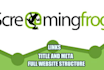 do complete SEO audit by using screaming frog software