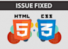 fix any html css bugs