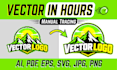 vectorize logo, convert image to vector, raster to vector redraw