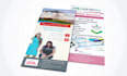 design sales flyer, rack card, postcard, event poster, door hanger