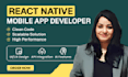 use react native for react native mobile app development react native developer