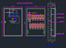 draw 2d and 3d electrical panel and distribution board using autocad