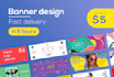 create any banner design