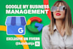 create and manage google my business account