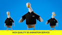 do 3d animation video and 3d character design