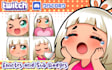 create cute anime emotes for twitch and discord