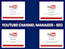 be your youtube manager for channel growth and optimization