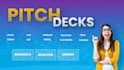 design investor pitch deck with market research
