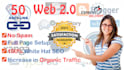 create 50 high quality web 2 0 backlinks