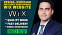 design, redesign and update your wix website
